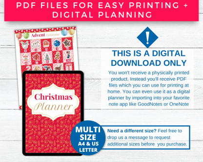 Christmas Planner Printables Bundle | Holiday Planning Ideas - Image 10
