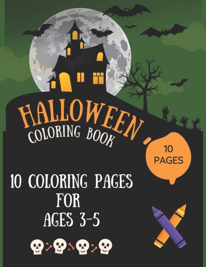 10 Halloween Coloring Pages for Ages 3-5