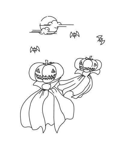 10 Halloween Coloring Pages for Ages 3-5 - Image 3