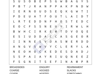 100 word search sheets
