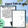 Wisdom Bible Verses Quotes Printable Coloring Pages, Bible Cryptogram, and Mazes Activity Pack - Image 3