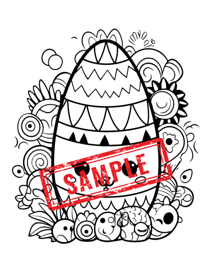 Hoppy Easter- A Creative Coloring and Activity Book for Kids Ages 4-10/ Digital Download! - Image 2