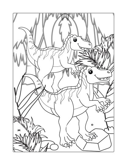 Must Love Dinosaurs coloring book - Image 2