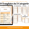 Thanksgiving Schedule PDF - Templates