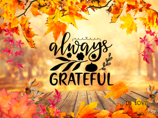 fall flowers - always be grateful