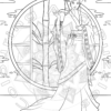 aMazing Adult colouring Chinese Ladies printable digital download for grownups and teens colouring pages book - Image 13