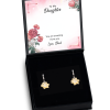 Dad to Daughter Keepsake Classic Sunflower Earrings - Image 3