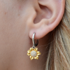 Dad to Daughter Keepsake Classic Sunflower Earrings - Image 2