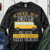 School Bus Driver because Students Need Heroes, digital clipart, svg, png, png, eps instant download - Image 2