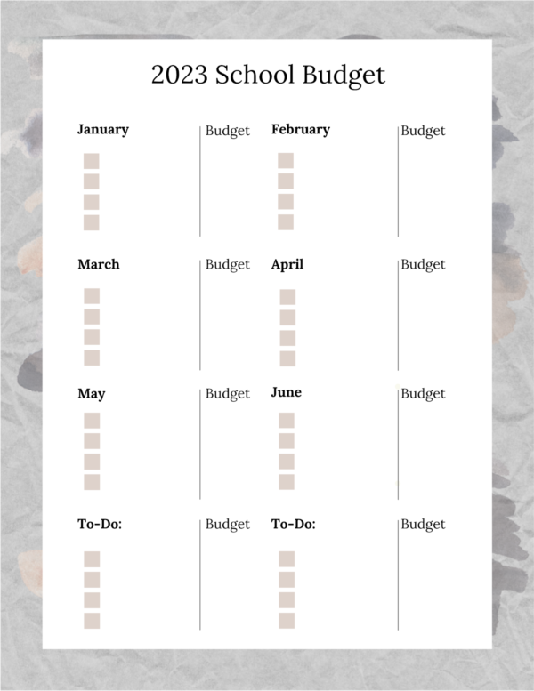 Back To School Printable Planner For Parents And Children - Image 8