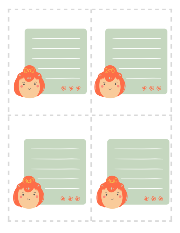 Printable Blank Lunch Box Notes for Kids - Image 9
