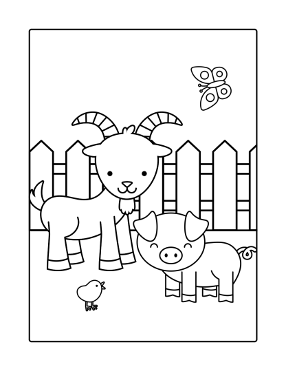 Fun on the Farm coloring book - Image 2