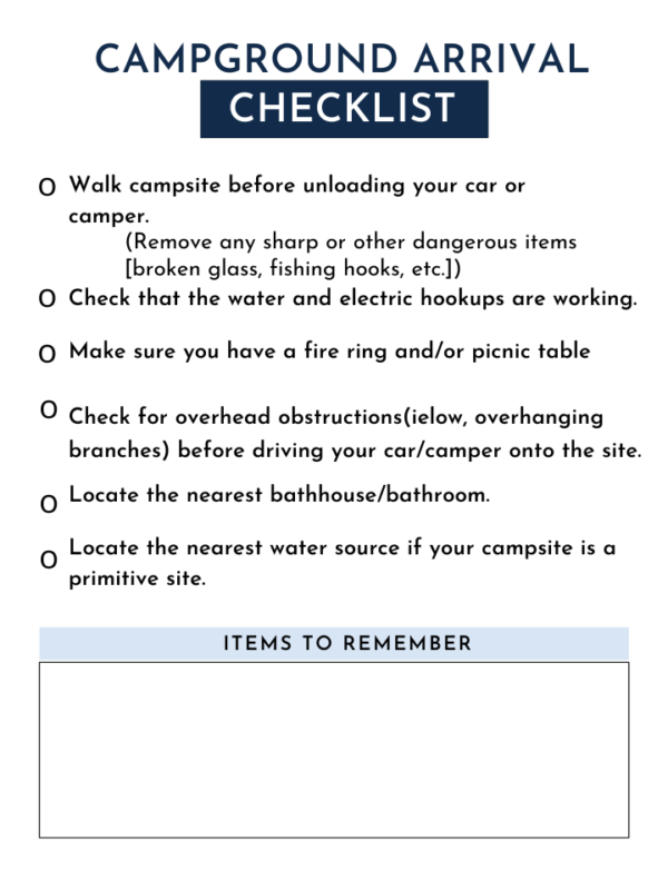 Summer Camping Planner With Checklists - Image 8