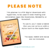 Thanksgiving Schedule PDF - Disclaimer