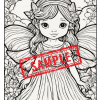 Enchanted Realms: Fairies, Mermaids, and Princesses - A Digital Coloring Book Collection for Girls...DIGITAL DOWNLOAD! - Image 7
