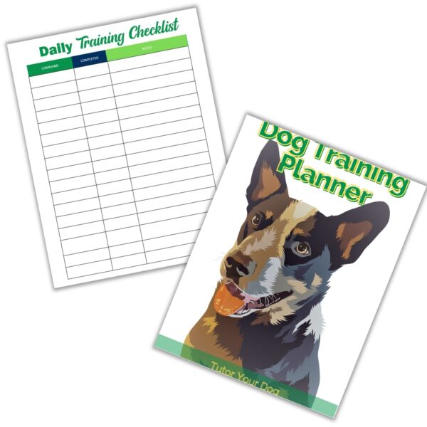 Printable Dog Training and Tracking Chart | Instant Download | 8.5x11 PDF| Dog Training Planner and Training Log - Image 3
