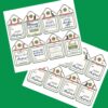 Printable Christmas Gift Tags | Gift Tags | Christmas Tags | Dog Theme Christmas Gift Tags | DIY Christmas Tags - Image 2