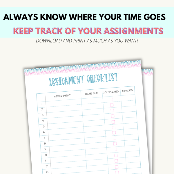 Student Planner Printable - Image 5