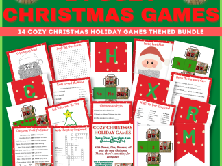 14 Printable Cozy Christmas Games