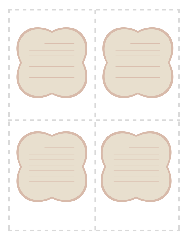 Printable Blank Lunch Box Notes for Kids - Inspired Fun