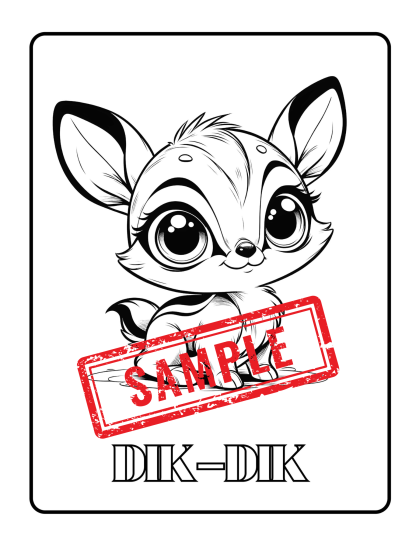 **Mammals Coloring Pages For Kids** Plus a BONUS! " Kids Fun Activities Collection"...DIGITAL DOWNLOAD! - Image 10