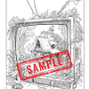Christmas Magic in Frames: A Festive Coloring Book - Image 3