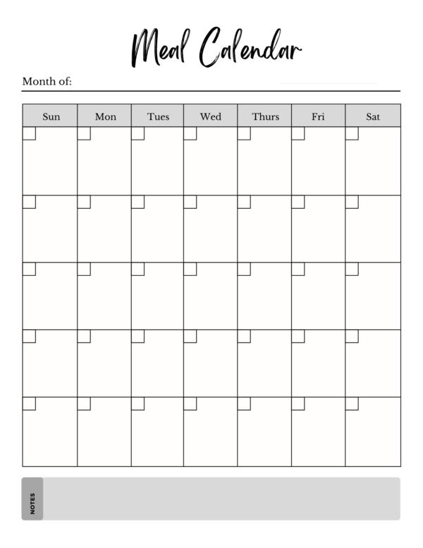 Meal Planner, Menu, Grocery List, Kitchen Conversions, Holiday Meal Planner, Inventory, PRINTABLE - Image 6