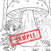 Pixies and Goblins: A Fantasy Coloring Collection/DIGITAL DOWNLOAD! - Image 7