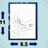 10 Fun and Relaxing Wintertime Fun Digital Coloring Pages for Kids and Adults - Image 7