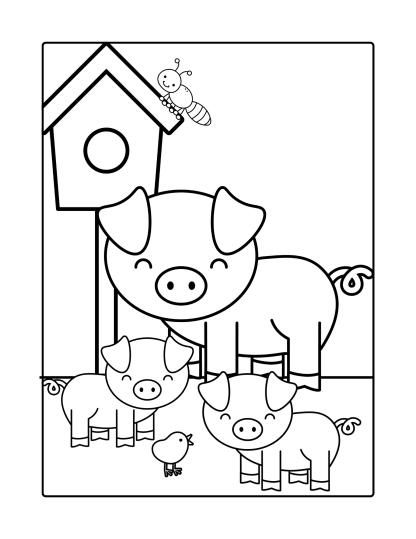 Fun on the Farm coloring book - Image 3