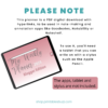 Weekly Time Blocking Digital Planner - Blogging Planner