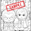 Vampire Vibes Coloring Collection/DIGITAL DOWNLOAD! - Image 6