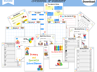 Primary and Special Education Planner