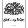 Printable Bible Verse Christian Coloring Pages - Image 7