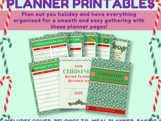 Christmas Recipe Planner Printable