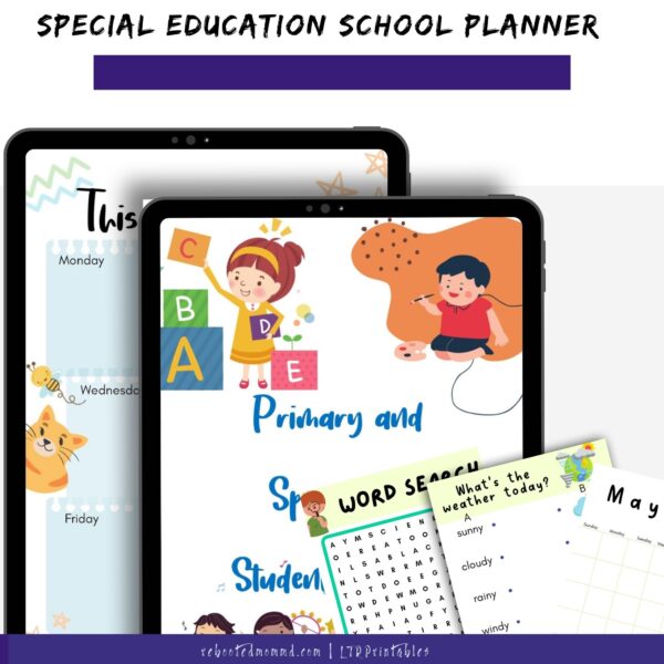 Children's Special Education School Planner