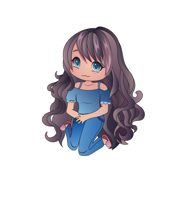 30 Different Chibi Graphic Clip Art, Instant Download, Colored PNG, Coloring pages with background, Chibi Svg's, Chibi Coloring pages, Chibi Coloring pages Svg