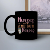 Nurses are our heroes and more so with coffee, medical, doctor graphic design, svg, png, pdf, eps, clip art, instant, download - Image 6