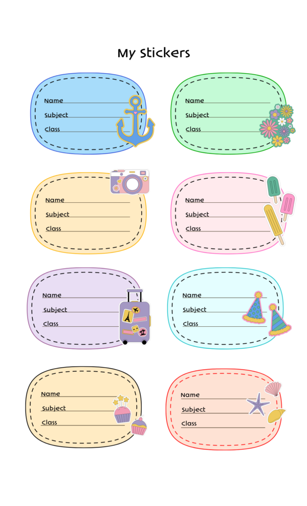 Printable Labels for Personal Belongings - Image 2