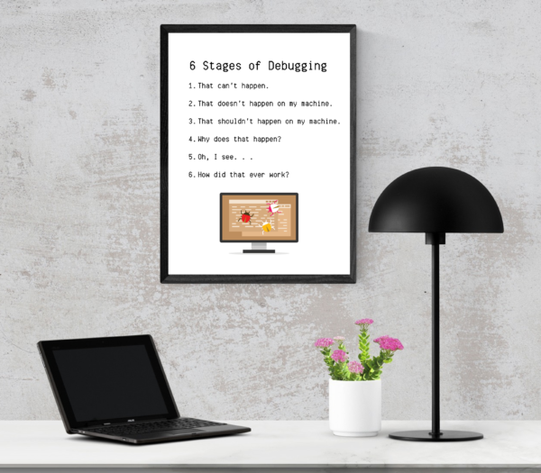 Software Engineer Funny Wall Art, Gift for Programmer, Set of Digital Prints, Debugging Humor, Funny Definition - Image 8