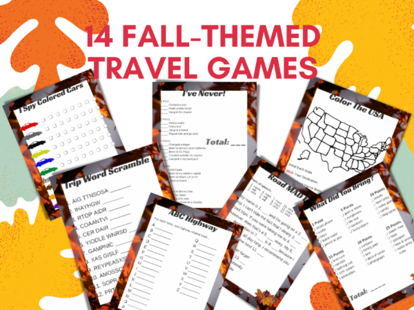 Title Fall Travel Activity Pack Plus Bonus Sudoku Puzzles for Kids and Beginners, Easy Sudoku Logic Puzzles, Word Search, Stickers, Activity Pack - Image 2