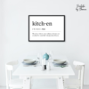 Funny Definition of Kitchen PRINTABLE Wall Art, Digital Print, Kids Crush Culinary Dreams - Image 4