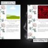 Rose Funeral Program Template - Image 2
