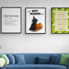 Set of 3 Halloween Wall Art Digital Prints | Funny Definition | Happy Halloween | Favorites | Ghosts | Pumpkin - Image 3