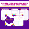 PLR My Cleaning Planner- daily planning and chores