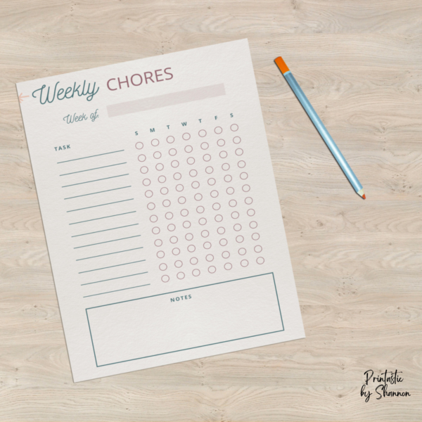 Simple Minimal Undated Planner | 3 Cover Options | Printable - Image 5