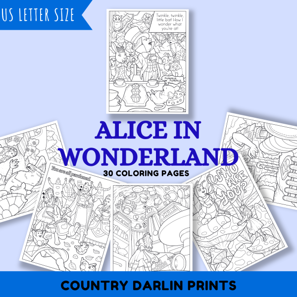 Alice In Wonderland Coloring Pages - Image 4