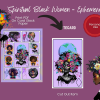 PRINTABLE EPHEMERA - Spiritual Black Women - Ephemera - Tags, Postcard, Envelope, Bookmarks, Lined, Notes, Tabs, Pockets US Letter Download - Image 2