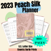 2023 Peach Silk Planner