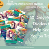 Undated Print PLANNER, Mermaid Rainbow - 30 Days of Kindness Planner, Daily Start Monday, Daily Start Sunday, Reflections Pages, US Letter - Image 2